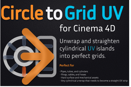 Circle to Grid UV preview